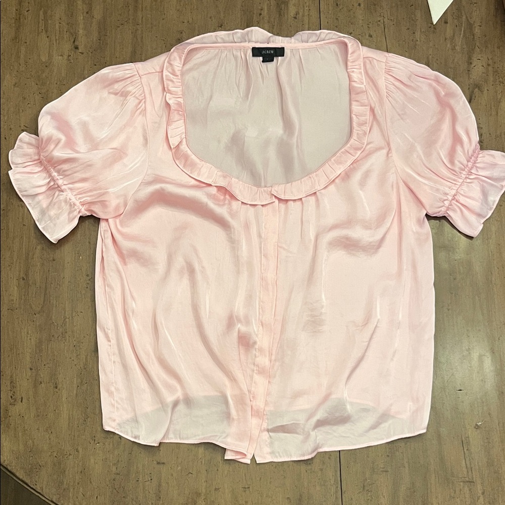 Light Pink Ruffled Blouse
